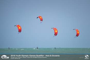 Stage Set for Top Asian and Oceanian Kiteboarders to Fight for Prized Slots in Forthcoming Youth Olympics